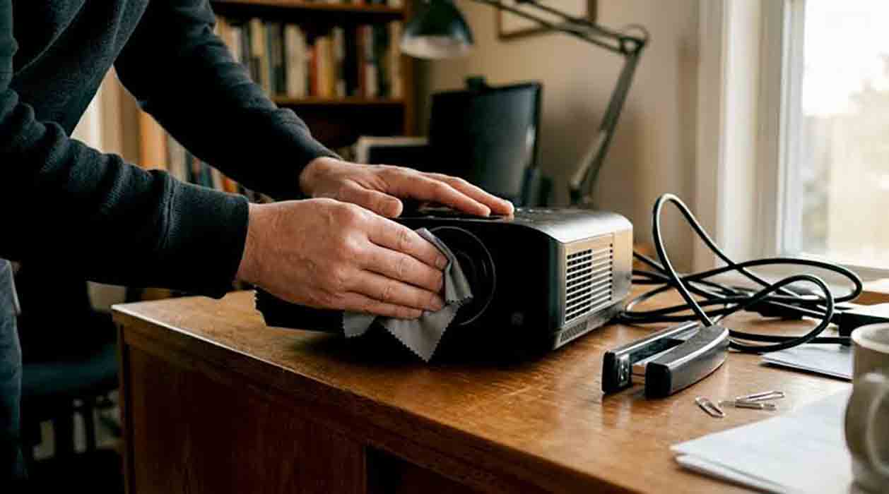 اشتباهات رایج هنگام تمیز کردن فیلتر پروژکتور