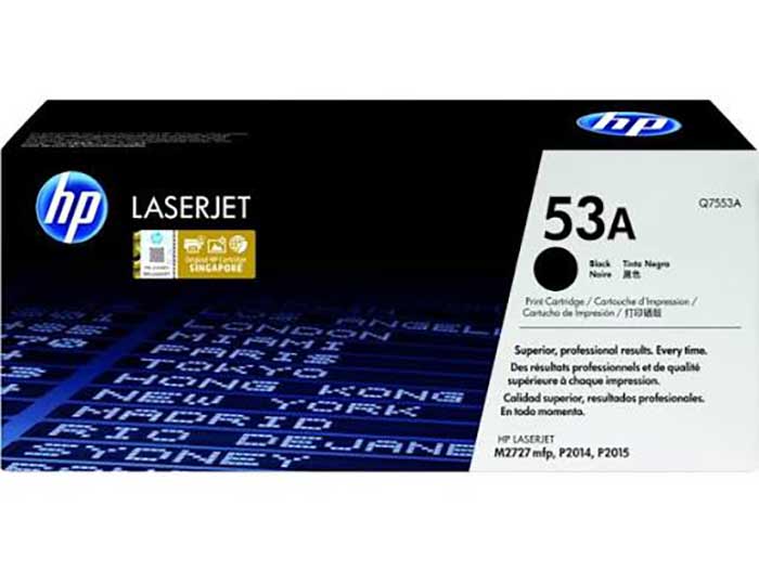 کارتریج تونر طرح اچ پی مدل hp 53A
