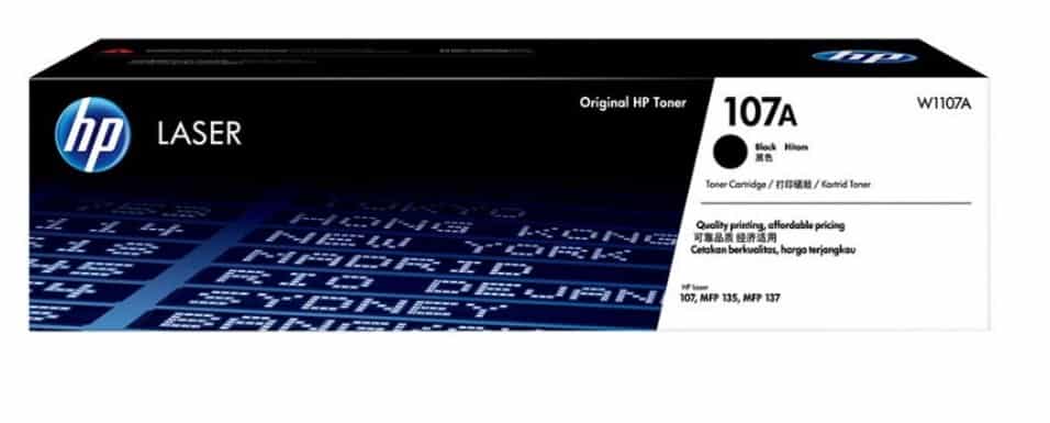 ویژگی های کارتریج اورجینال HP 107A