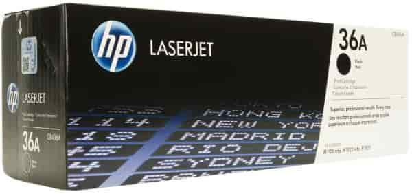 خرید اینترنتی کارتریج تونر اورجینال hp 36A