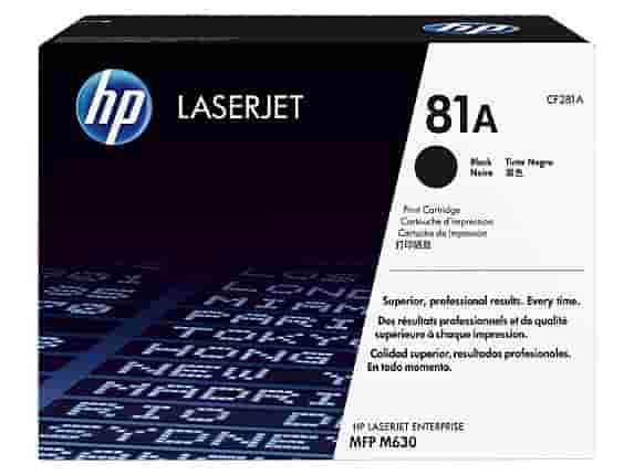 تونر کارتریج طرح HP 81A 