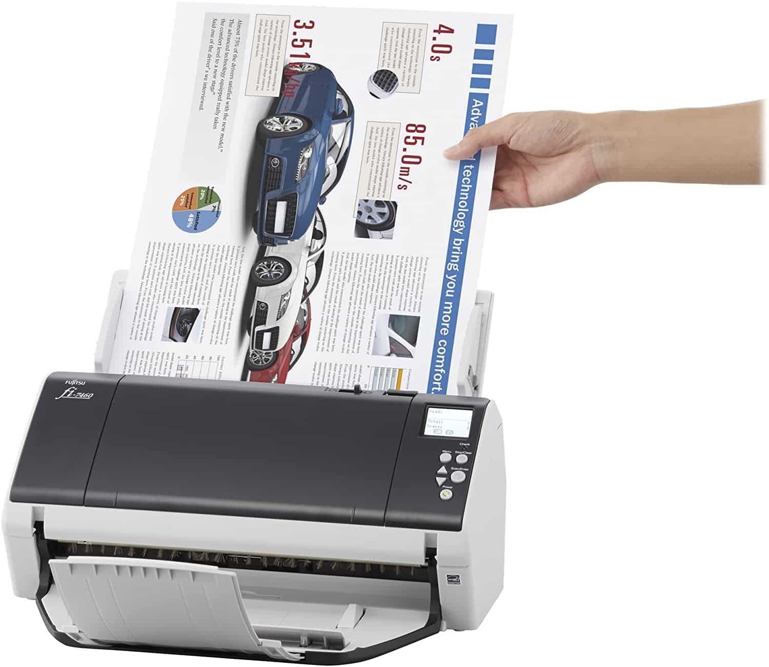 مشخصات اسکنر اسناد فوجیتسو مدل fi-7480