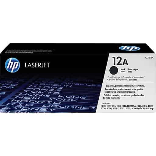 خرید کارتریج تونر اورجینال hp 12A