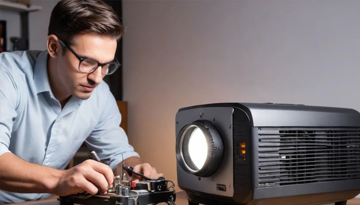 تعویض لامپ ویدئو پروژکتور