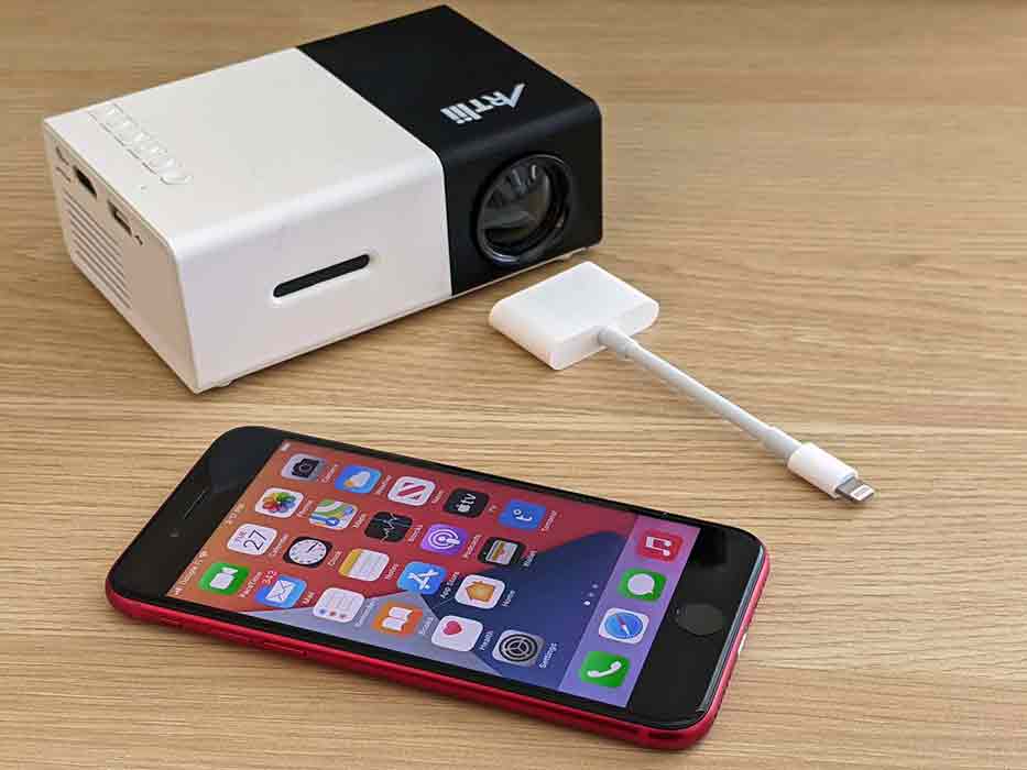 اتصال آیفون به ویدئو پروژکتور