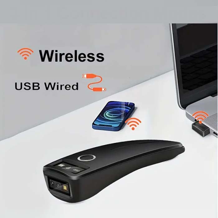 نحوه اتصال بارکدخوان بی‌سیم (Wireless) به کامپیوتر