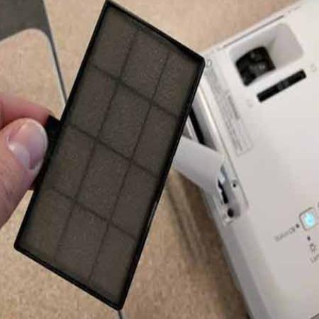 آموزش تمیز کردن فیلتر ویدئو پروژکتور