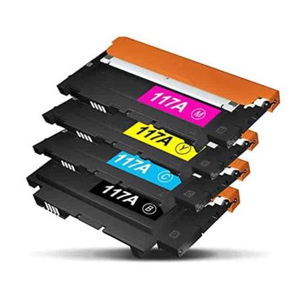 ست کارتریج تونر رنگی طرح اچ پی 117A